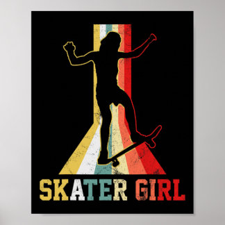 Skateboarding Retro Skateboarding Skateboard T-Shi Poster