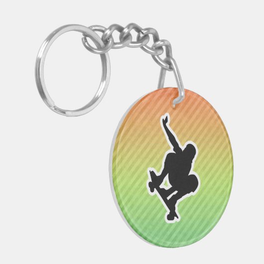 Skateboarding Schlüsselanhänger (Vorderseite links)