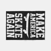Skateboarding Skateboarder Skateboard Vintage Gift Fleecedecke (Vorderseite (Horizontal))