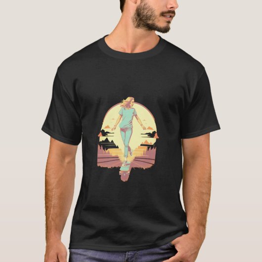 Skateboarding Skateboarder Skater Skating T-Shirt (Vorderseite)