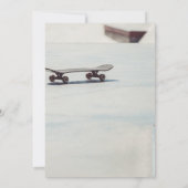 Skateboarding | Skater Birthday Party Einladung (Rückseite)