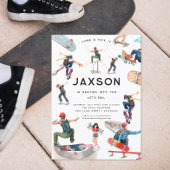 Skateboarding | Skater Birthday Party Einladung