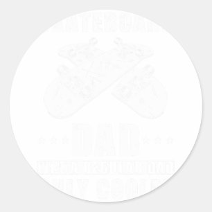 Skateboarding Skater Designs - Skateboard Papa  Runder Aufkleber
