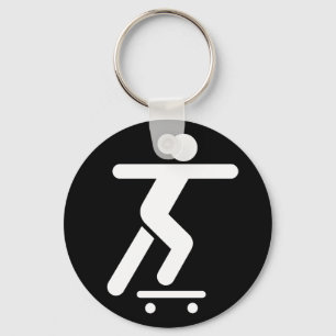Skateboarding Symbol-Schlüsselanhänger Schlüsselanhänger