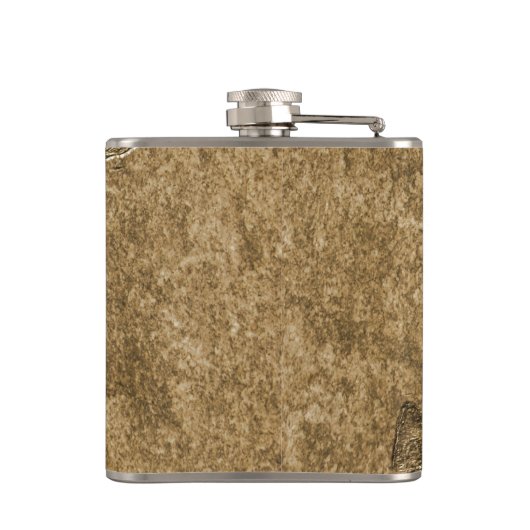 Skateboarding T-Rex Flachmann (Rückseite)