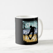 Skateboarding-T-Shirt - Vintage Retro-Skateboarder Kaffeetasse (VorderseiteRechts)
