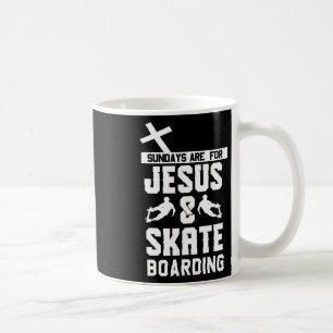 Skateboarding- und Jesus-Bekleidung - Süße Skatebo Kaffeetasse