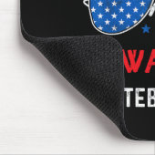 Skateboarding Usa Support The Team Sungles Usa Fla Mousepad (Ecke)