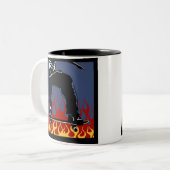 Skateboardkaffee-Tasse Zweifarbige Tasse (Vorderseite Links)