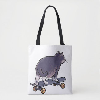 Skateboardkatze Tasche