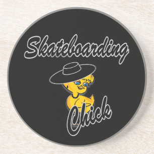 Skateboardkick #4 getränkeuntersetzer