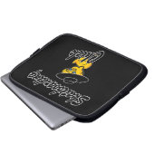Skateboardkick #4 laptopschutzhülle (Vorne Knopf)