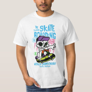 Skateboardliebhaber   Kapselhülle mit Skater T-Shirt