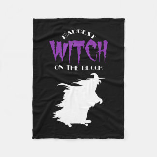 Skateboardliebhaber - schlimmste Hexe - Halloween Fleecedecke