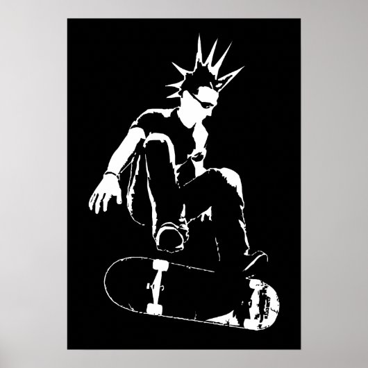 Skateboardpunk Poster (Vorne)