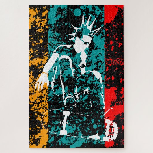 Skateboardpunk Puzzle (Vertikal)