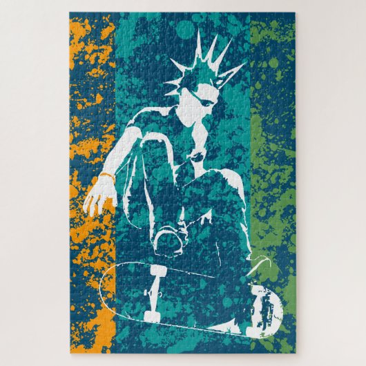 Skateboardpunk Puzzle (Vertikal)