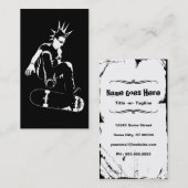 Skateboardpunk Visitenkarte (Vorne/Hinten)