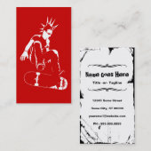 Skateboardpunk Visitenkarte (Vorne/Hinten)