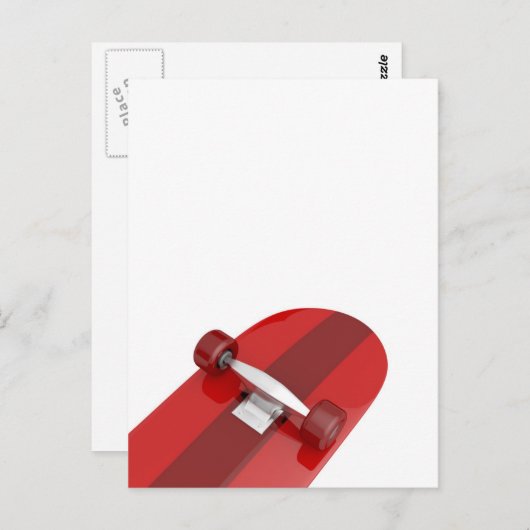 Skateboardräder Postkarte (Vorne/Hinten)
