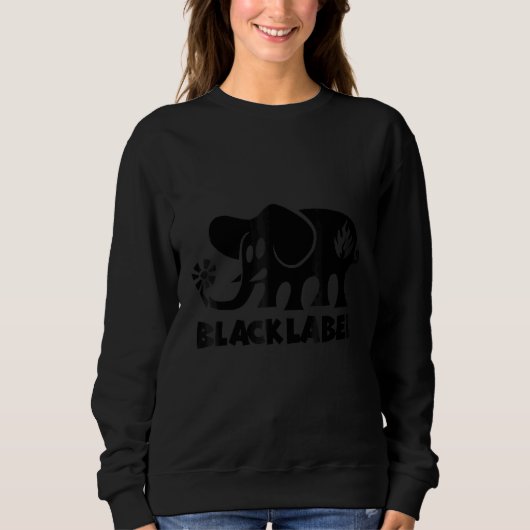 Skateboards Blacks Labels Elephant Sweatshirt (Vorderseite)