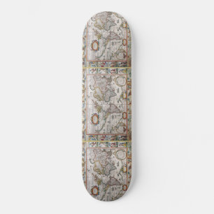 Skateboards für antike Weltkarten