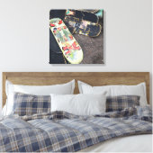 Skateboards für Colfax Leinwanddruck (Insitu (Schlafzimmer))