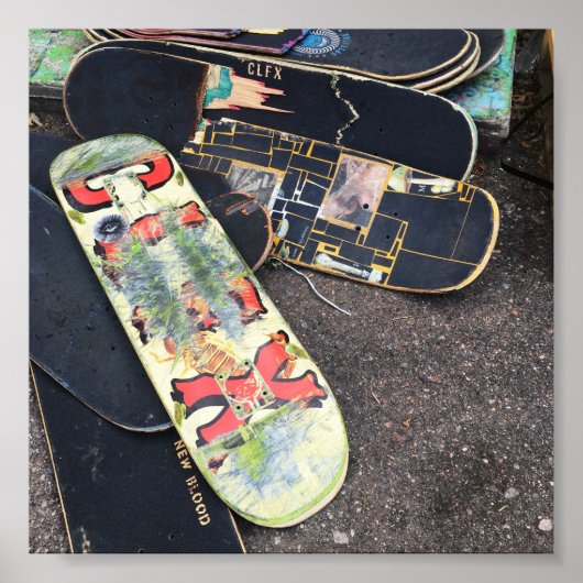 Skateboards für Colfax Poster (Vorne)