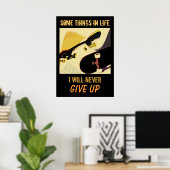 Skateboards - Geben Sie niemals Poster auf (Heimbüro)