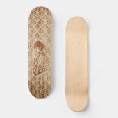 Skateboards Geisha japonaise gravure sur bois (Vorderseite)