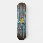 Skateboards graffiti sur planche en bois usée (Vorderseite)