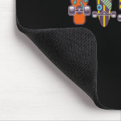 Skateboards Longboards Skater Skateboarden Geschen Mousepad (Ecke)