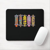 Skateboards Longboards Skater Skateboarden Geschen Mousepad (Mit Mouse)