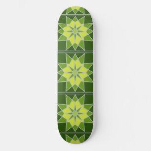 Skateboards mit Mosaiken