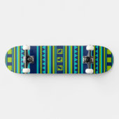 Skateboards mit Quiltmuster-Kissen-Monogramm (Horizontal)