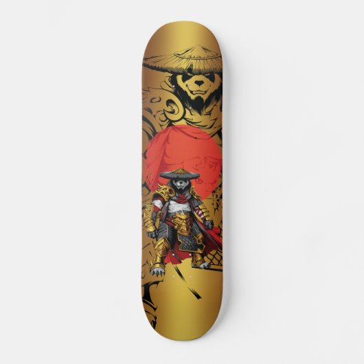 Skateboards Panda samouraï (Vorderseite)