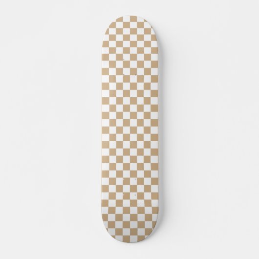 Skateboards Schachbrett Muster Schwarz-Weiß (Vorne)