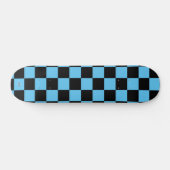 Skateboards Schwarz/Blau Schachbrett HAMbWG (Horizontal)