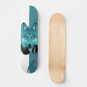 Skateboards+Wolf+Individuelle Name+Vorlage+persona Skateboard (Vorderseite)