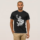 Skateboardskelett T-Shirt (Vorne ganz)