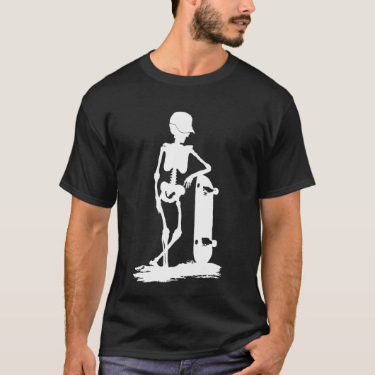Skateboardskelett T-Shirt (Vorderseite)