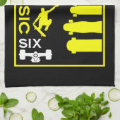 Skateboardtypen Geschirrtuch (Gefaltet)