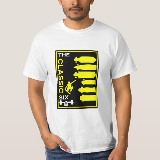 Skateboardtypen T-Shirt (Vorderseite)