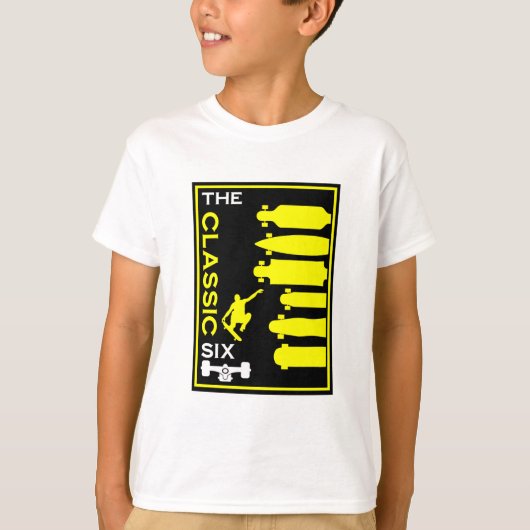 Skateboardtypen T-Shirt (Vorderseite)
