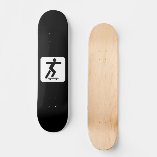 Skateboardunterschrift Skateboard (Vorderseite)