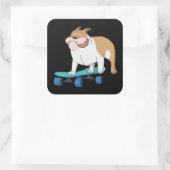 SKATEBOARING BULL DOG STICKERS (Tasche)