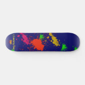 SKATEBOARTEN - KRASSE PAINT SPLATS - LIBERTY DOG P SKATEBOARD (Horizontal)