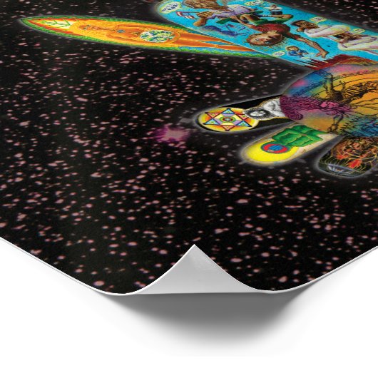 Skatebotron der Riesenrobot Poster (Ecke)