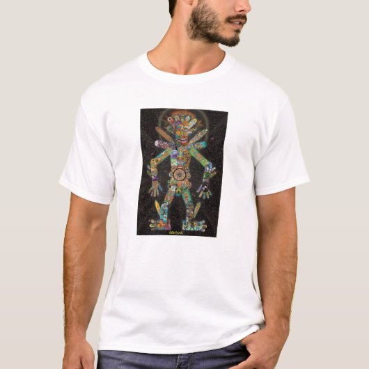 Skatebotron der riesige Roboter T-Shirt (Vorderseite)