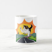 Skatebroading Cat Kaffeetasse (Mittel)